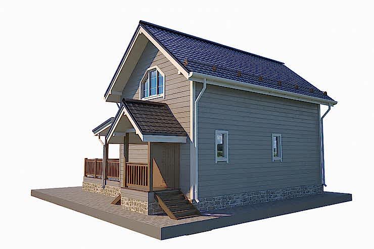 Каркасный дом Восход 11,5 х 10,5